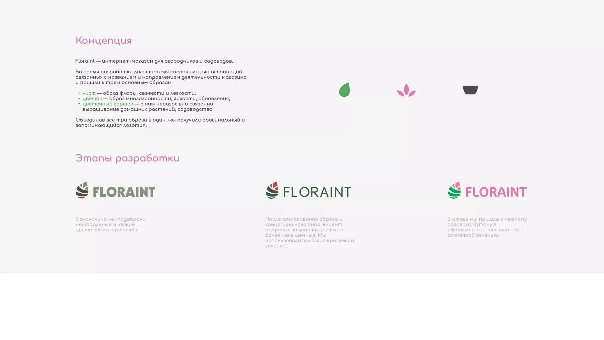 Создание логотипа и интернет-магазина «FLORAINT» в Лукоянове