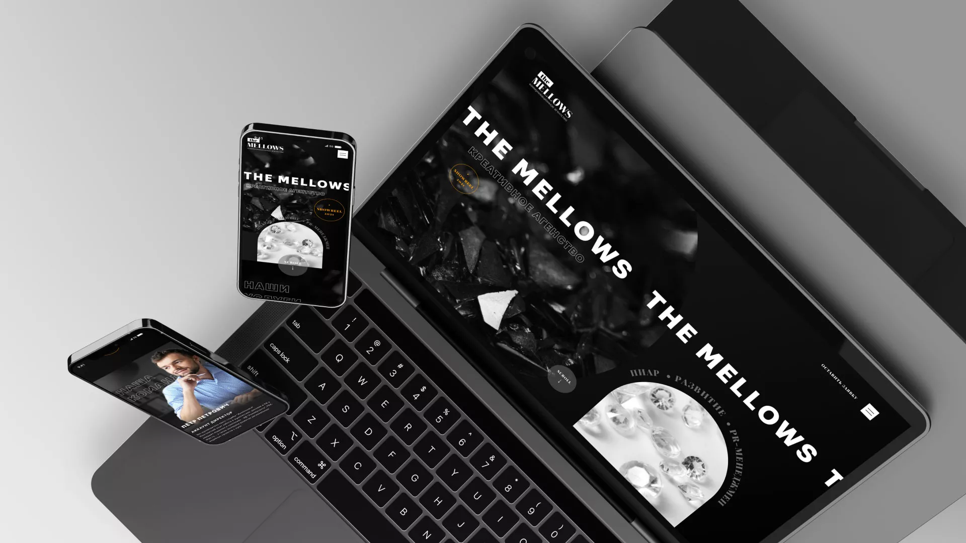 Разработка сайта креативного агентства «The Mellows» в Лукоянове