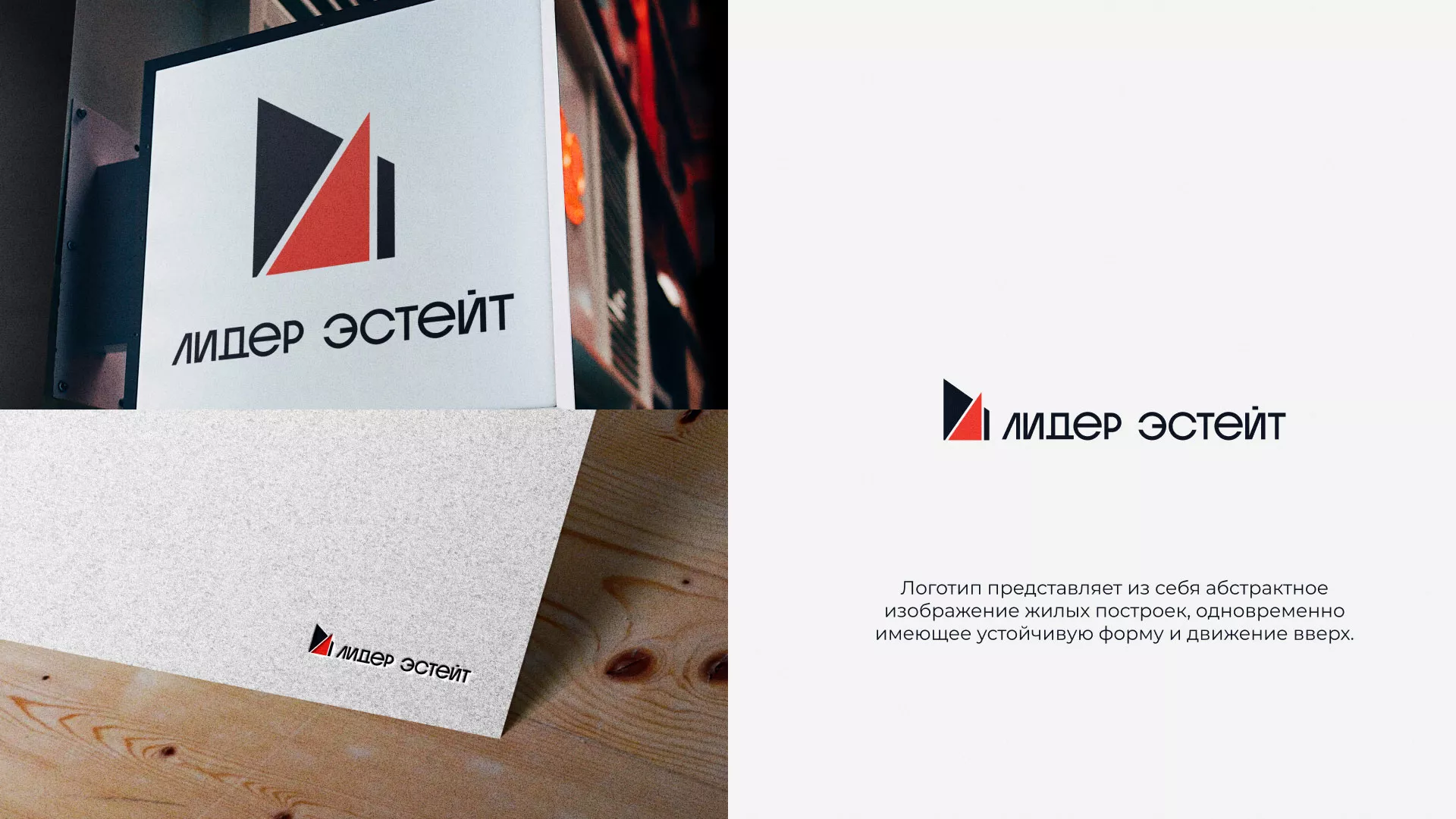 Сделали логотип для агентства недвижимости «Лидер Эстейт» в Лукоянове